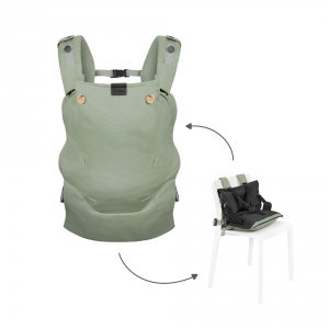 Porte bébé physiologique moov & boost vert sauge Babymoov