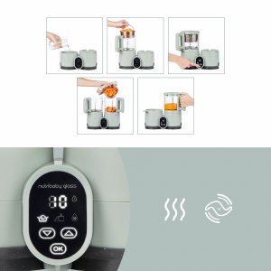 Robot nutribaby glass celadon green Babymoov