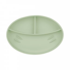 Assiette compartimentée bébé en silicone Babymoov