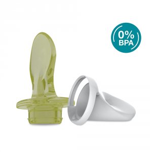 Cuillère souple en silicone squeeze pour gourde foodii