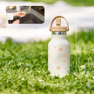 Gourde isotherme little explorer ivoire 350 ml Babymoov