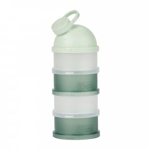 Pack chauffe biberon nomade moov and feed vert sauge + boîte doseuse babydose Babymoov