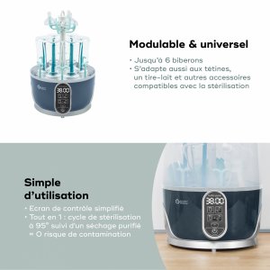 Stérilisateur purificateur biberon turbo pure Babymoov