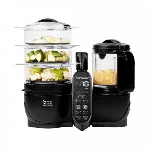 Robot culinaire multifonctions nutribaby + xl mineral black Babymoov