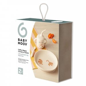 Coffret repas bébé deuxième âge little roar Babymoov