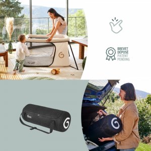 Lit parapluie moov and sleep sable Babymoov