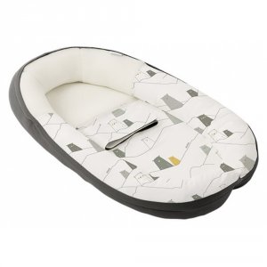 Réducteur de lit cocoon doomoo bear grey