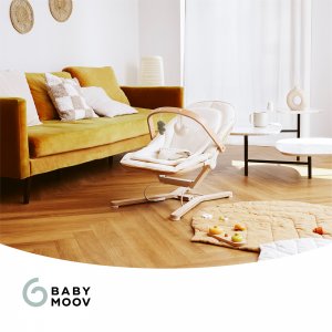 Transat bébé évolutif swoon flow bois + arche de jeux Babymoov