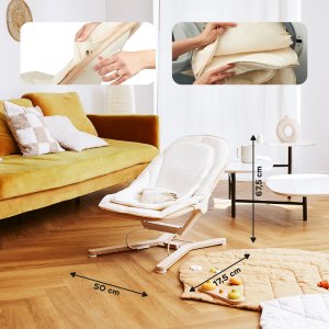 Transat bébé évolutif swoon flow bois Babymoov