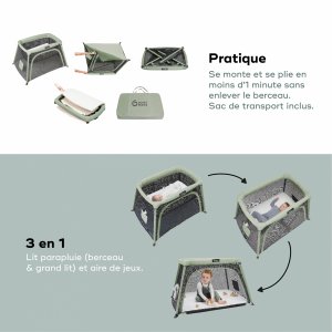 Lit parapluie moov and comfy Babymoov