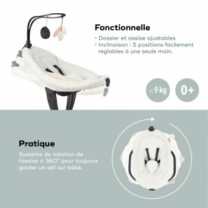 Balancelle swoon evolution curl white Babymoov