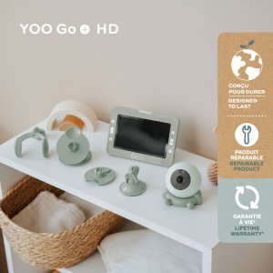 Babyphone vidéo yoo go+ hd avec caméra additionnelle Babymoov