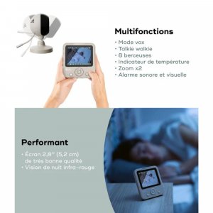 Babyphone vidéo essentiel yoo start Babymoov