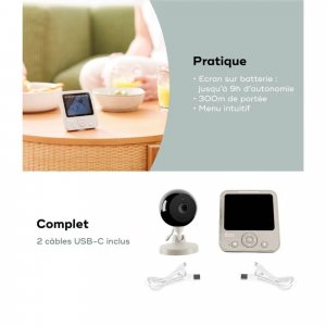 Babyphone vidéo essentiel yoo start Babymoov