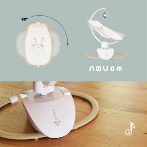 Balancelle bébé électrique swoon hoop sand Babymoov