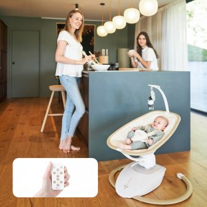 Balancelle bébé électrique swoon hoop sand Babymoov