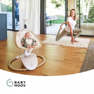 Balancelle bébé électrique swoon hoop sand Babymoov