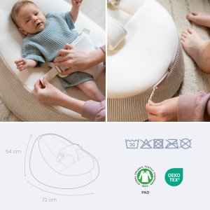 Transat bébé doomoo seat'n grow sand Babymoov