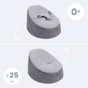 Transat bébé doomoo seat'n grow grey Babymoov