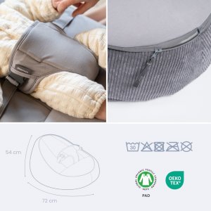 Transat bébé doomoo seat'n grow grey Babymoov