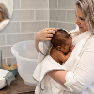 Cape de bain dry'n play white Babymoov