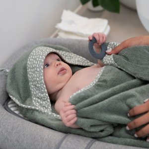 Cape de bain dry'n play green Babymoov