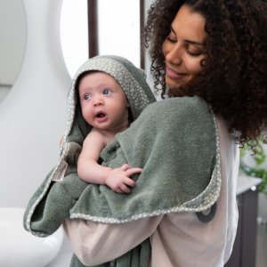 Cape de bain dry'n play green Babymoov