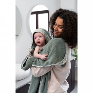 Cape de bain dry'n play green Babymoov