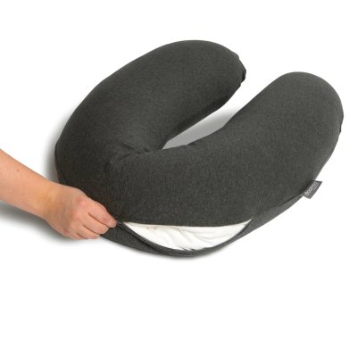Housse pour coussin d'allaitement buddy chine anthracite