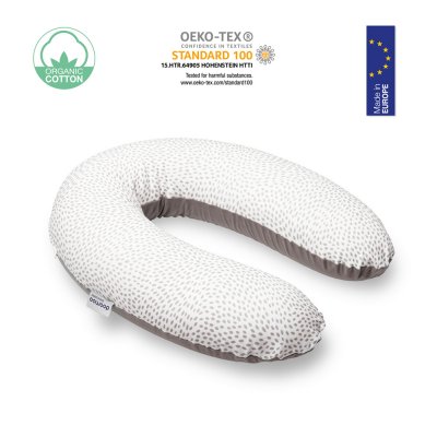 Coussin d'allaitement doomoo buddy risotto taupe