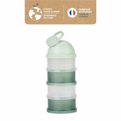 Boîte doseuse babydose ergonomique vert