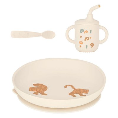 Coffret repas bébé deuxième âge little roar