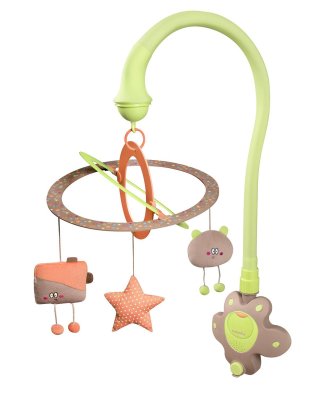 Mobile d'éveil starlight vert amande