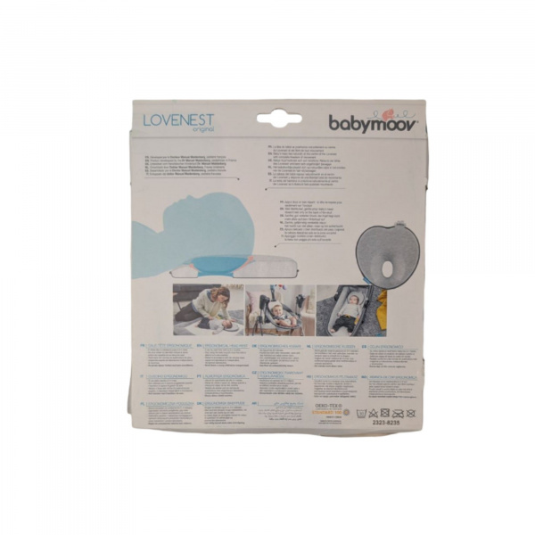 Les imparfaits - cale-tête ergonomique lovenest original smokey Babymoov