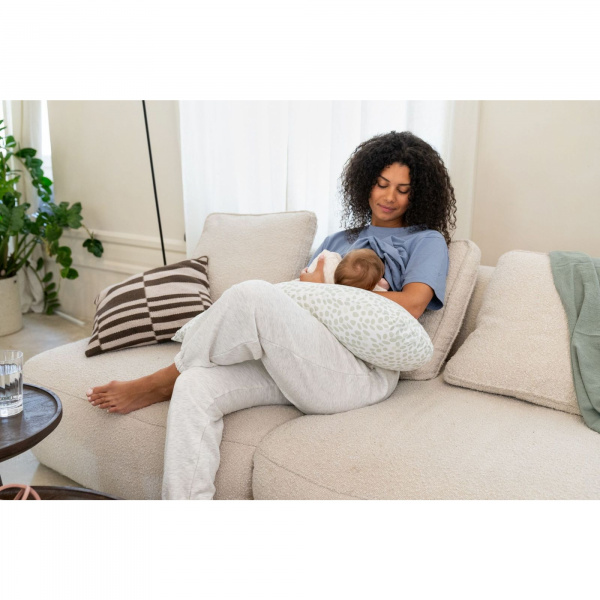 Coussin d'allaitement maxxy mini leaves green Babymoov