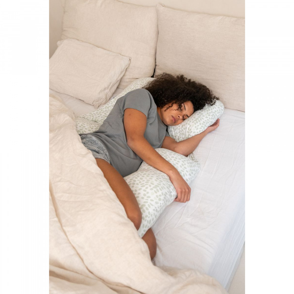 Coussin d'allaitement maxxy mini leaves green Babymoov