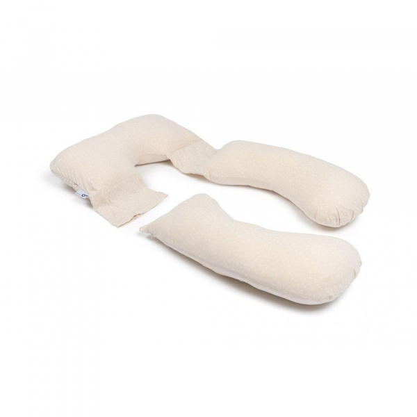 Coussin d'allaitement maxxy mini flowers sand Babymoov