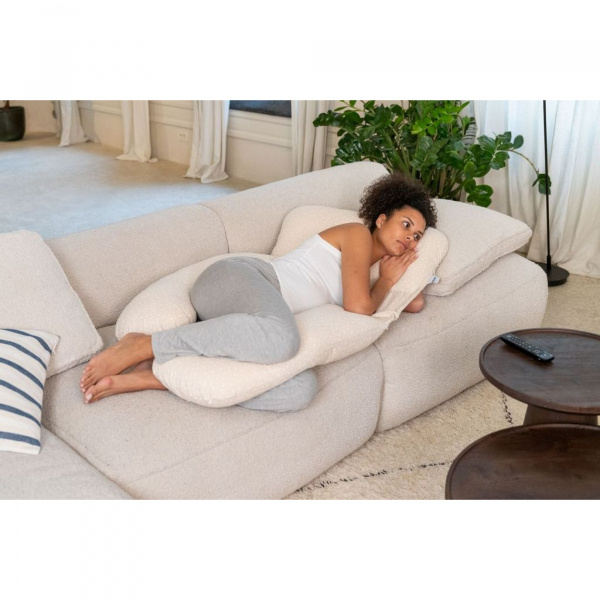 Coussin d'allaitement maxxy mini flowers sand Babymoov