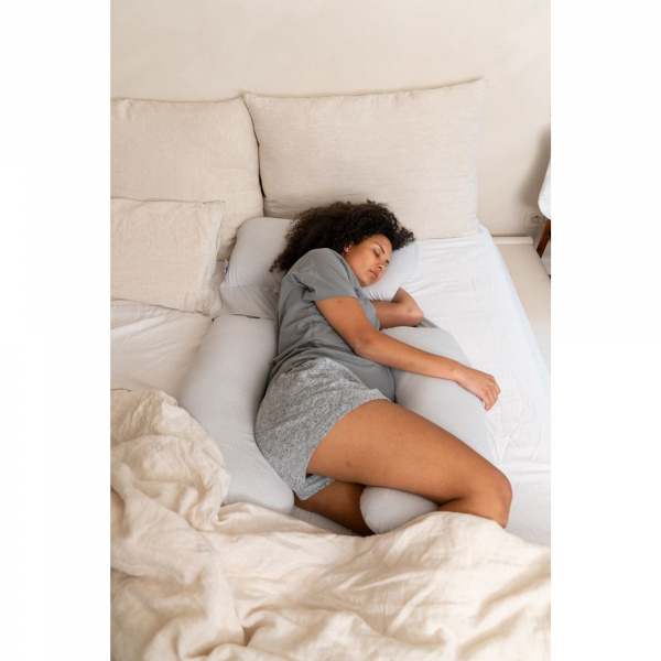 Coussin d'allaitement maxxy little dots grey Babymoov