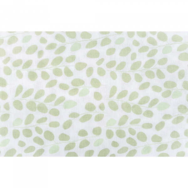 Lot de 3 langes en gaze de coton lovely mini leaves green Babymoov