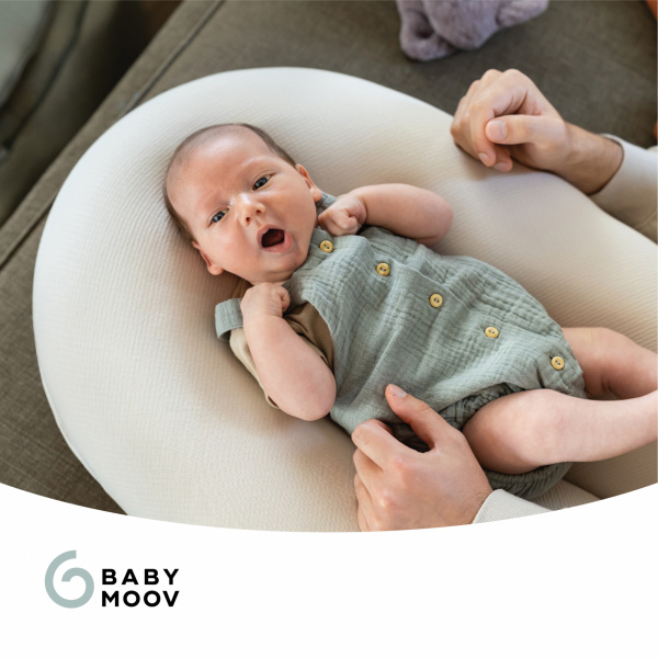 Coussin de maternité doomoo buddy cloudy kaki Babymoov