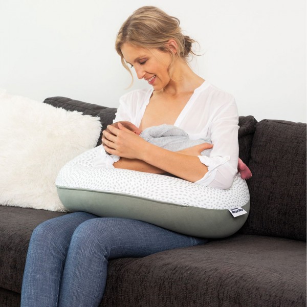 Coussin d'allaitement doomoo buddy risotto kaki de Babymoov sur allobébé