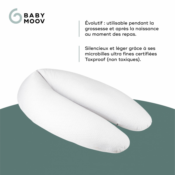 Coussin d'allaitement b.love gris minéral Babymoov
