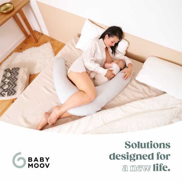 Coussin d'allaitement b.love gris minéral Babymoov
