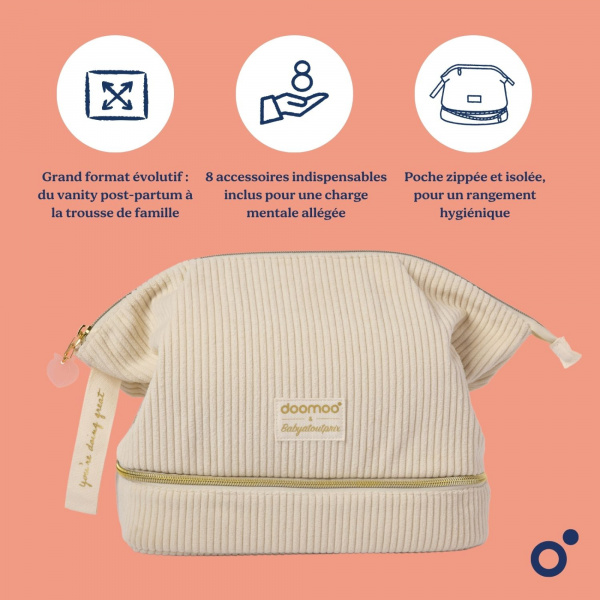 Trousse de maternité mommy vanity sand Babymoov