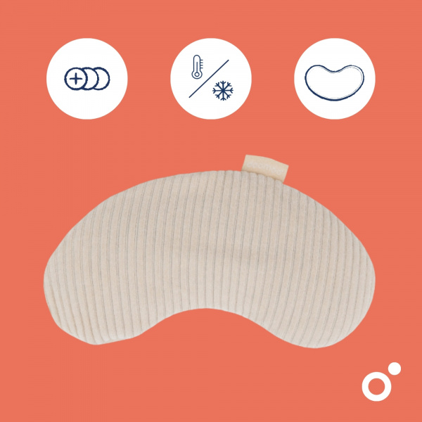 Bouillotte sèche maternité snoogy mom corduroy sand Babymoov