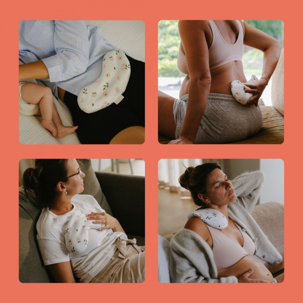 Bouillotte sèche maternité snoogy mom peaches Babymoov