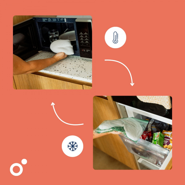 Bouillotte sèche maternité snoogy mom peaches Babymoov