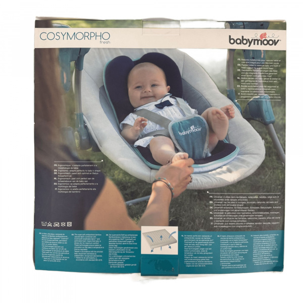 Les imparfaits - coussin réducteur cosymorpho fresh bleu Babymoov