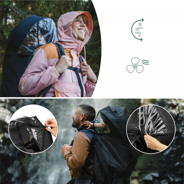 Housse de pluie porte bébé moov & hike Babymoov